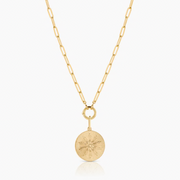 THATCH Sundial Coin Charm Necklace