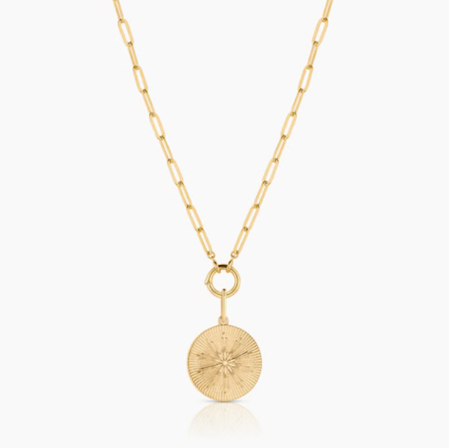 THATCH Sundial Coin Charm Necklace