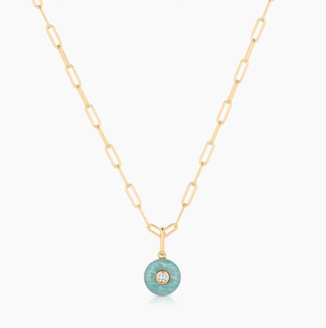 THATCH Amazonite Bon Bon Charm Necklace