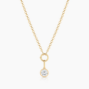 THATCH Dottie Cubic Zirconia Charm Necklace