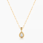 THATCH Starlet Teardrop Cubic Zirconia Bail Charm Necklace