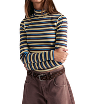 Free People Good Good Stripe Turtleneck