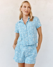 Bella Dahl Short Sleeve Pocket Button Down