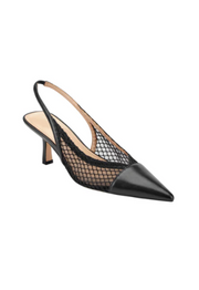Marc Fisher Gipsi Mesh Slingback Kitten Heel Pump