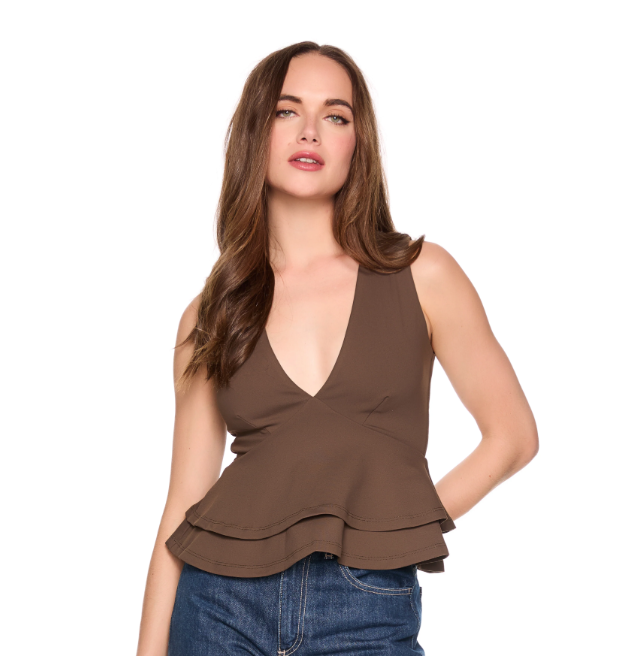 Susana Monaco Double Layer V Tank 5"
