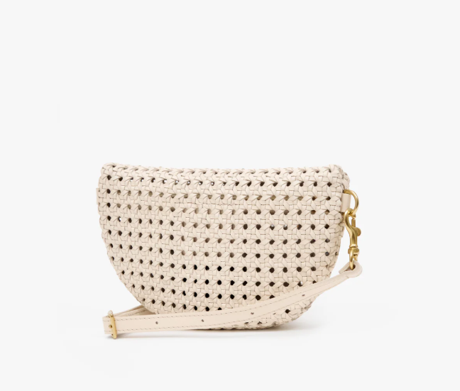 Clare V. Petite Fanny (Cream Rattan)