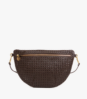 Clare V. Grande Fanny (Chocolate Rattan)