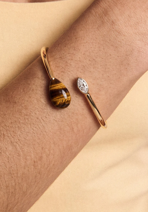 Ettika Tiger's Eye Solstice Cuff