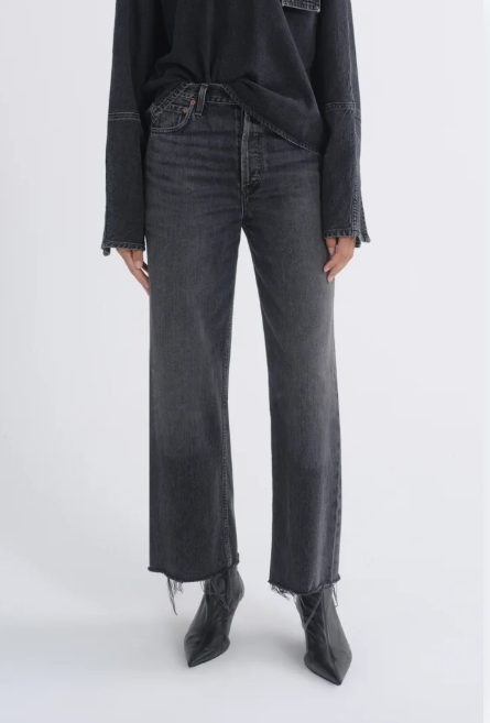 AGOLDE Ren High Rise Wide Leg Jean (Arcane)