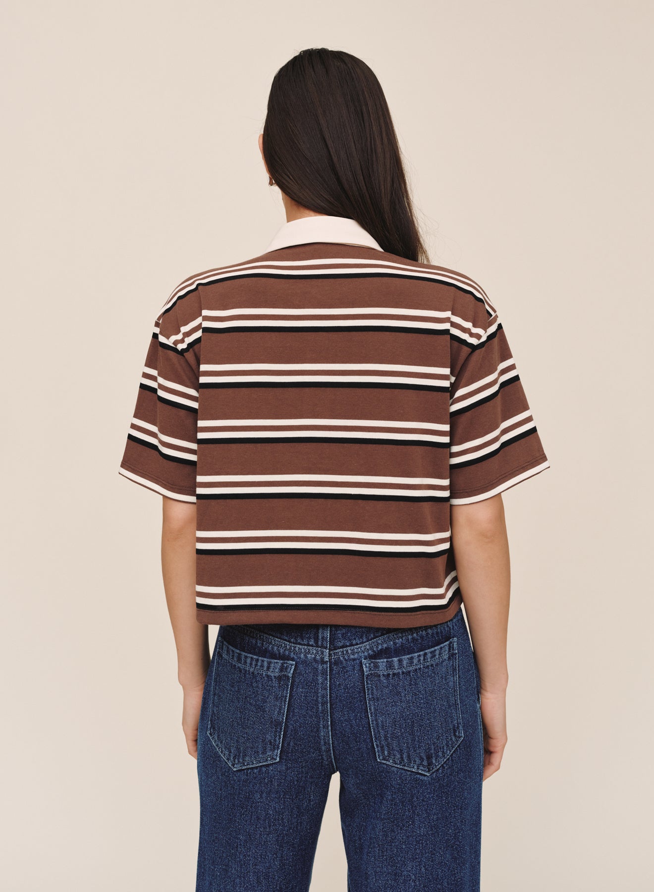 B20216-L96-304 - CROP POLO TEE