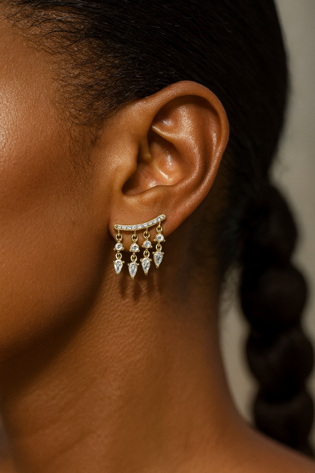 SAHIRA Tessa CZ Stud Earring