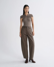 AGOLDE Luna Trouser in Structured Twill