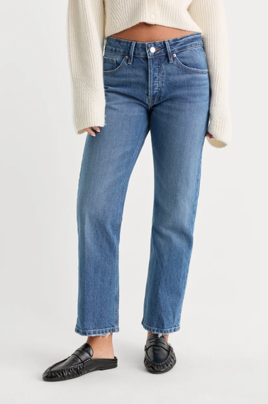 GOOD AMERICAN Vintage Straight Ankle Jeans