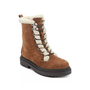 Marc Fisher Braylee Leather Lace Up Bootie