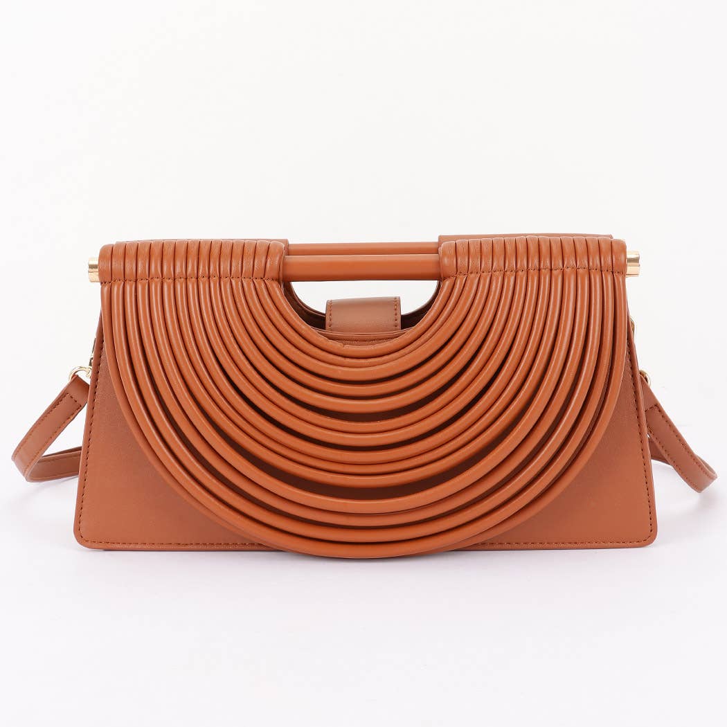 Faux Leather Noodle Bag