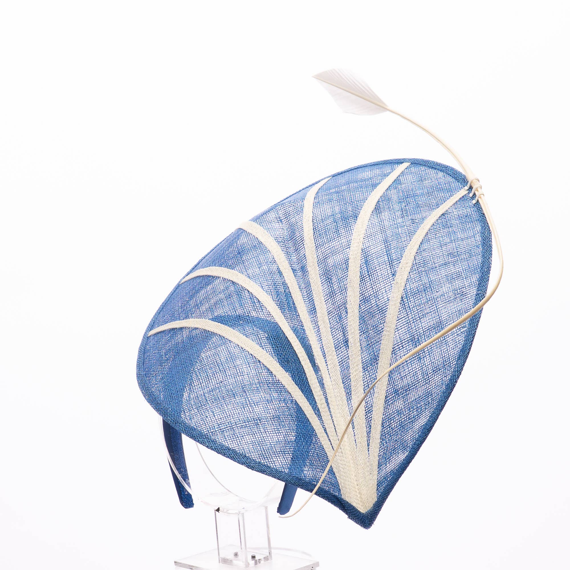 Lotus Leaf Feather Fascinator