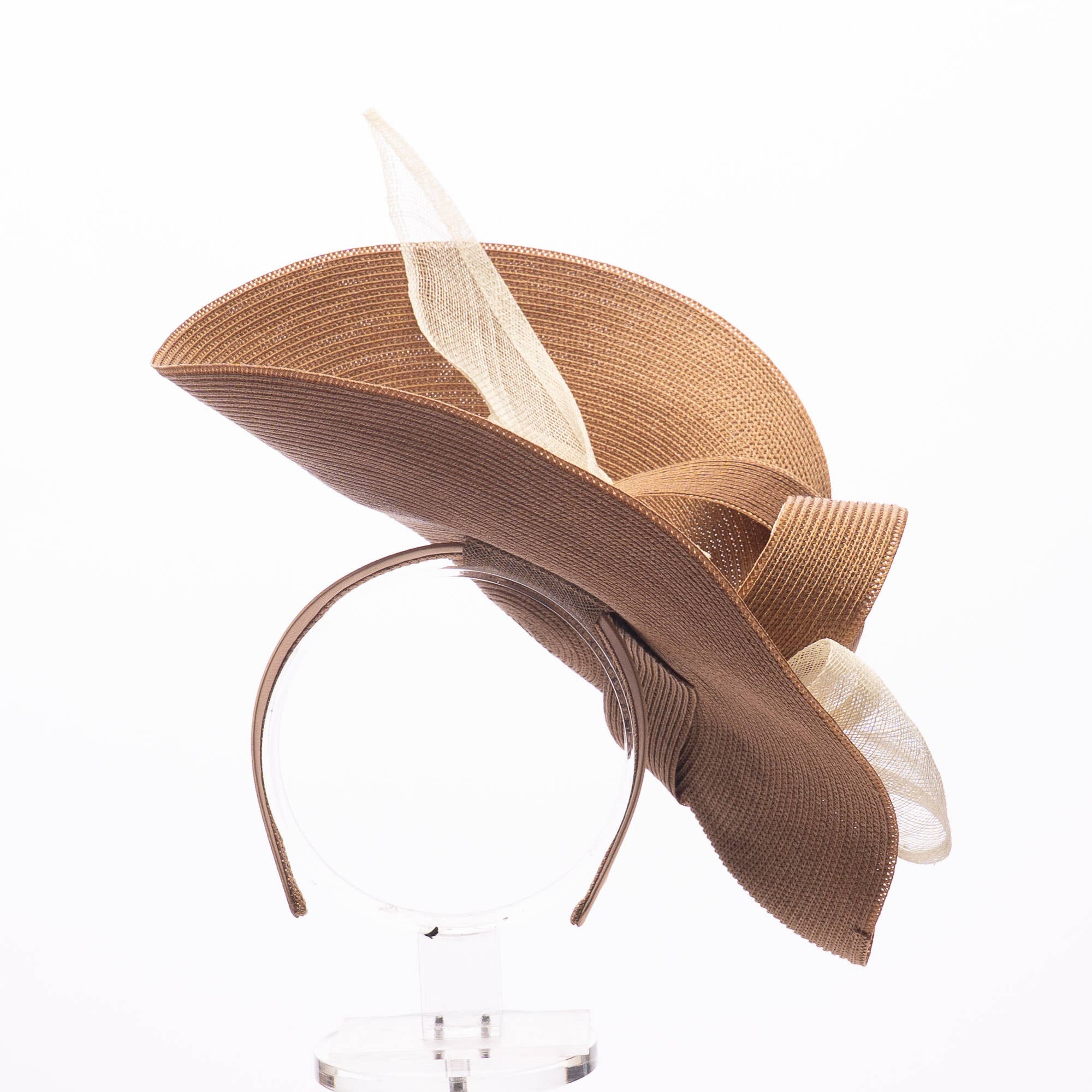 Sinamay Bow Headband Fascinator