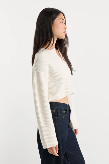 GOOD AMERICAN Chunky Knit Cardigan