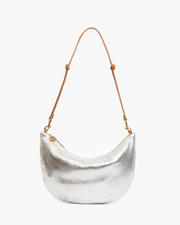 Clare V. Lune Bag (Silver Lamba)
