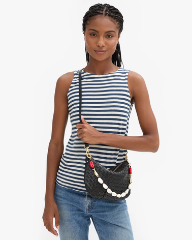 Clare V. Shortie Strap (Multi Charm)