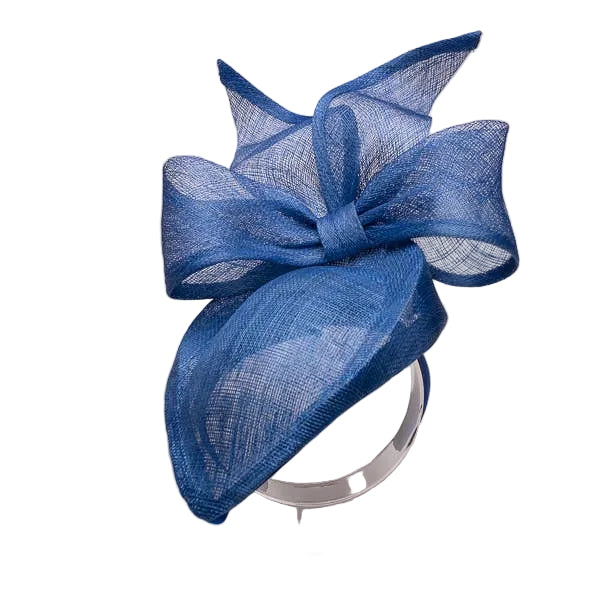 Big Bow Sinamay Pillbox Fascinator