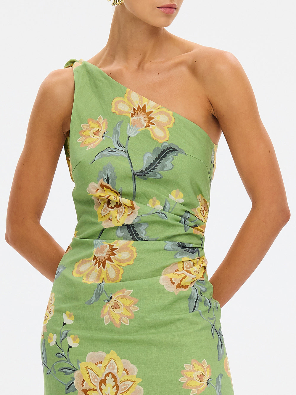 Eve One Shoulder Midi Dress