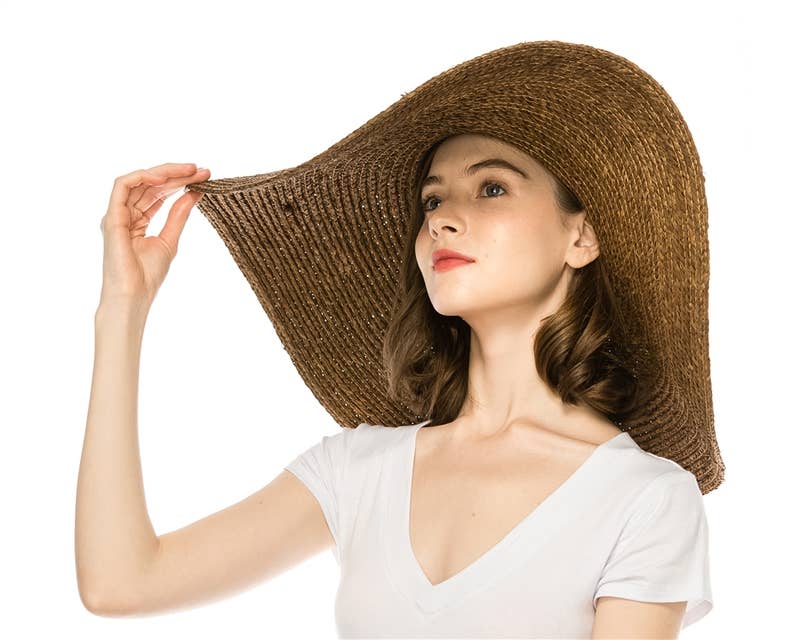 Large Raffia Straw Hat
