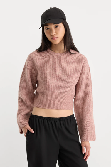 GOOD AMERICAN Chunky Knit Sweater