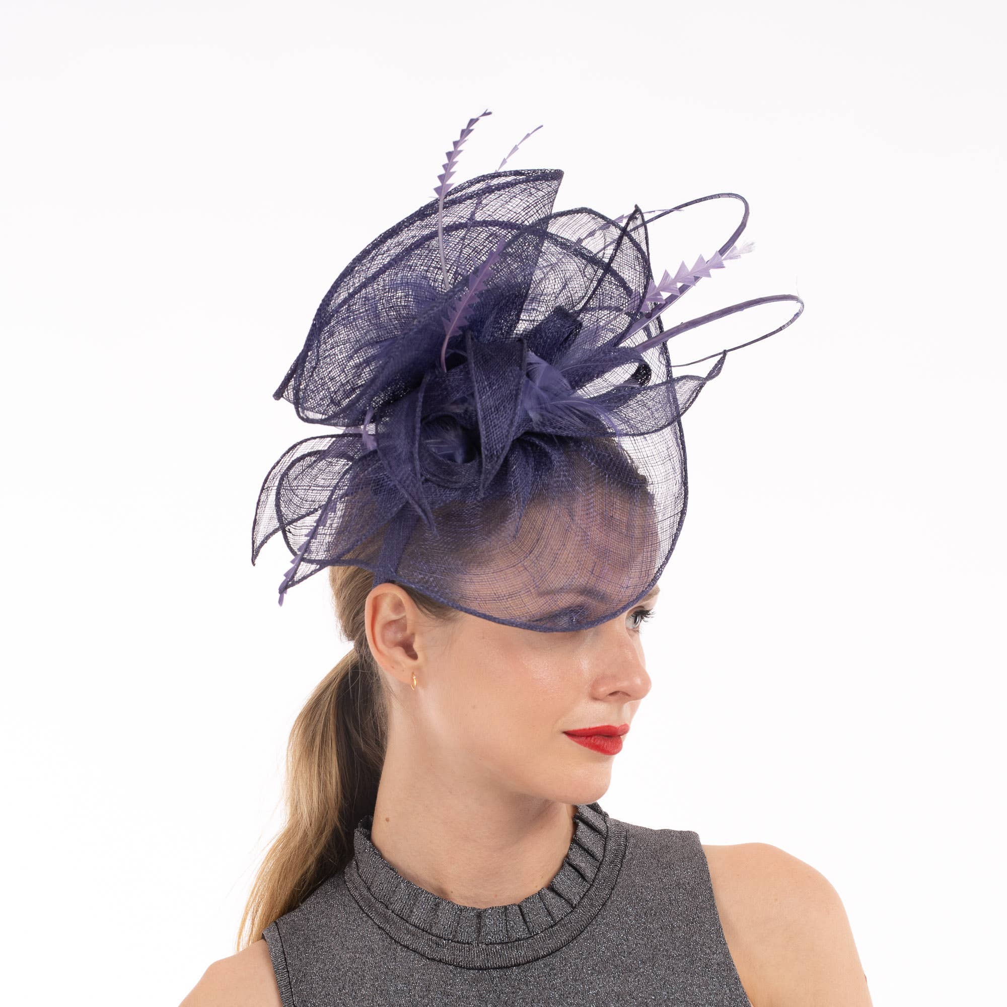 Large Sinamay Saucer Fascinator