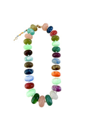 Gemelli Marlan Chunky Beaded Necklace - Dark Multi