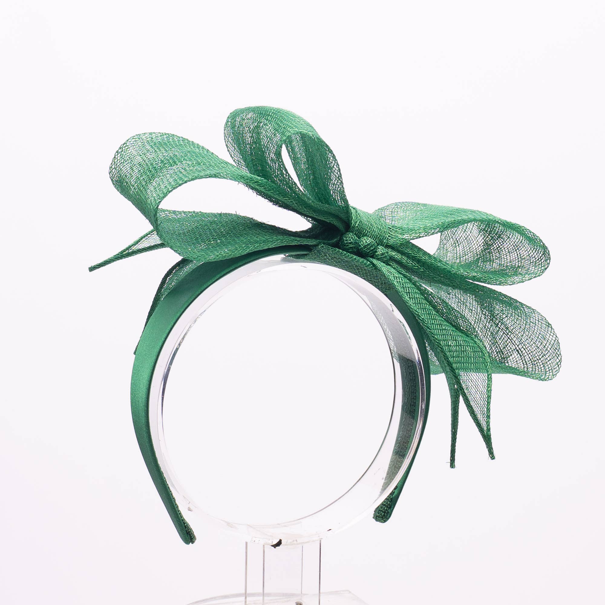 Sinamay Double Bow Fascinator