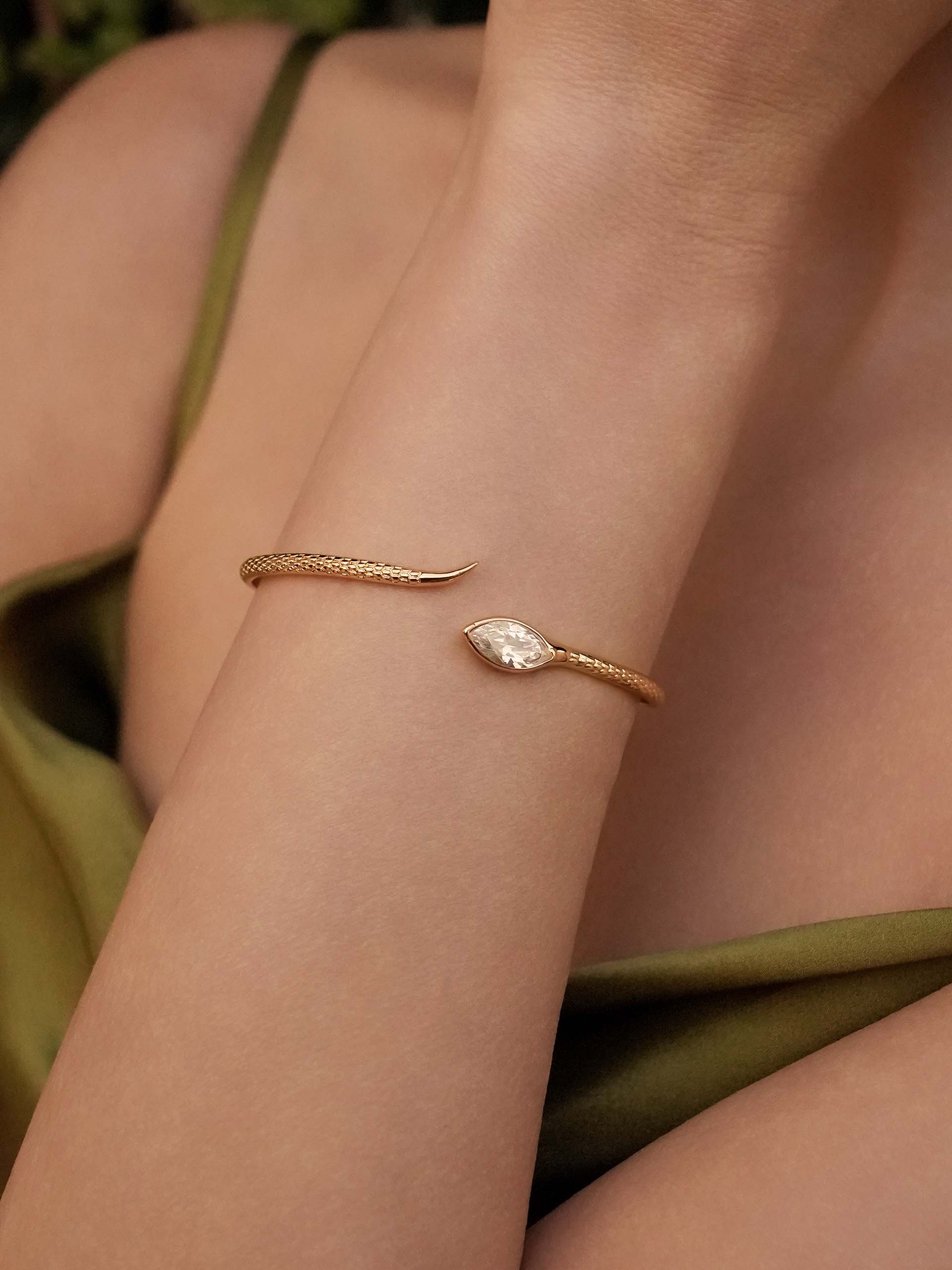 Ettika Marquise Crystal Cuff