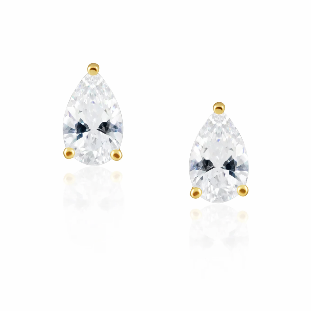 SAHIRA Pear Cut Stud Earring