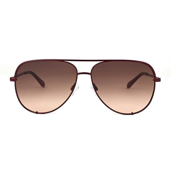 QUAY High Key Extra Large Wire Frame Aviator Sunglasses