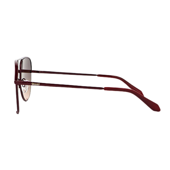 QUAY High Key Extra Large Wire Frame Aviator Sunglasses