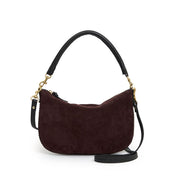 Petit Moyen Messenger - Suede w/ Whipstitch