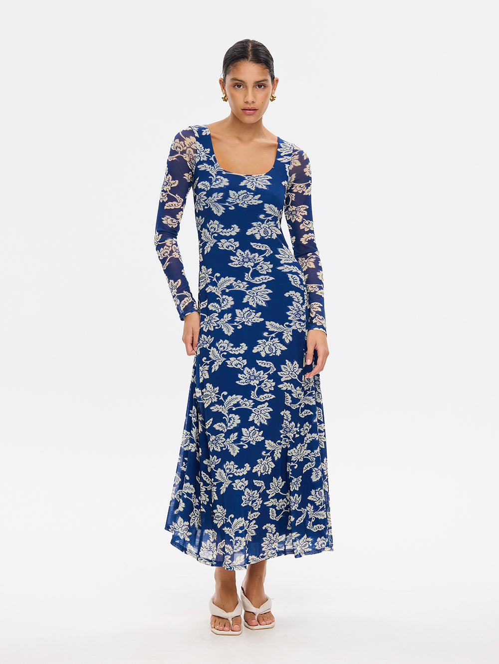 Linda Mesh Maxi Dress