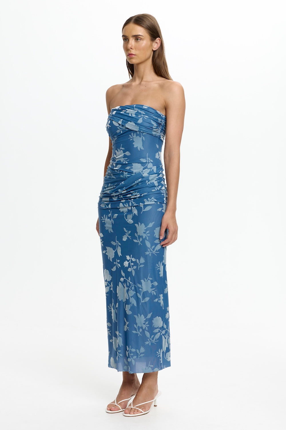 CEIRA STRAPLESS MAXI DRESS