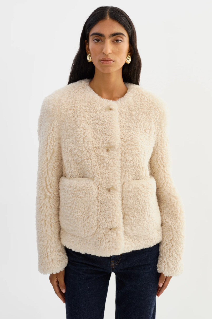 LAMARQUE Emilia Sherpa Jacket