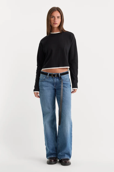 GOOD AMERICAN Vintage Low Loose Jeans