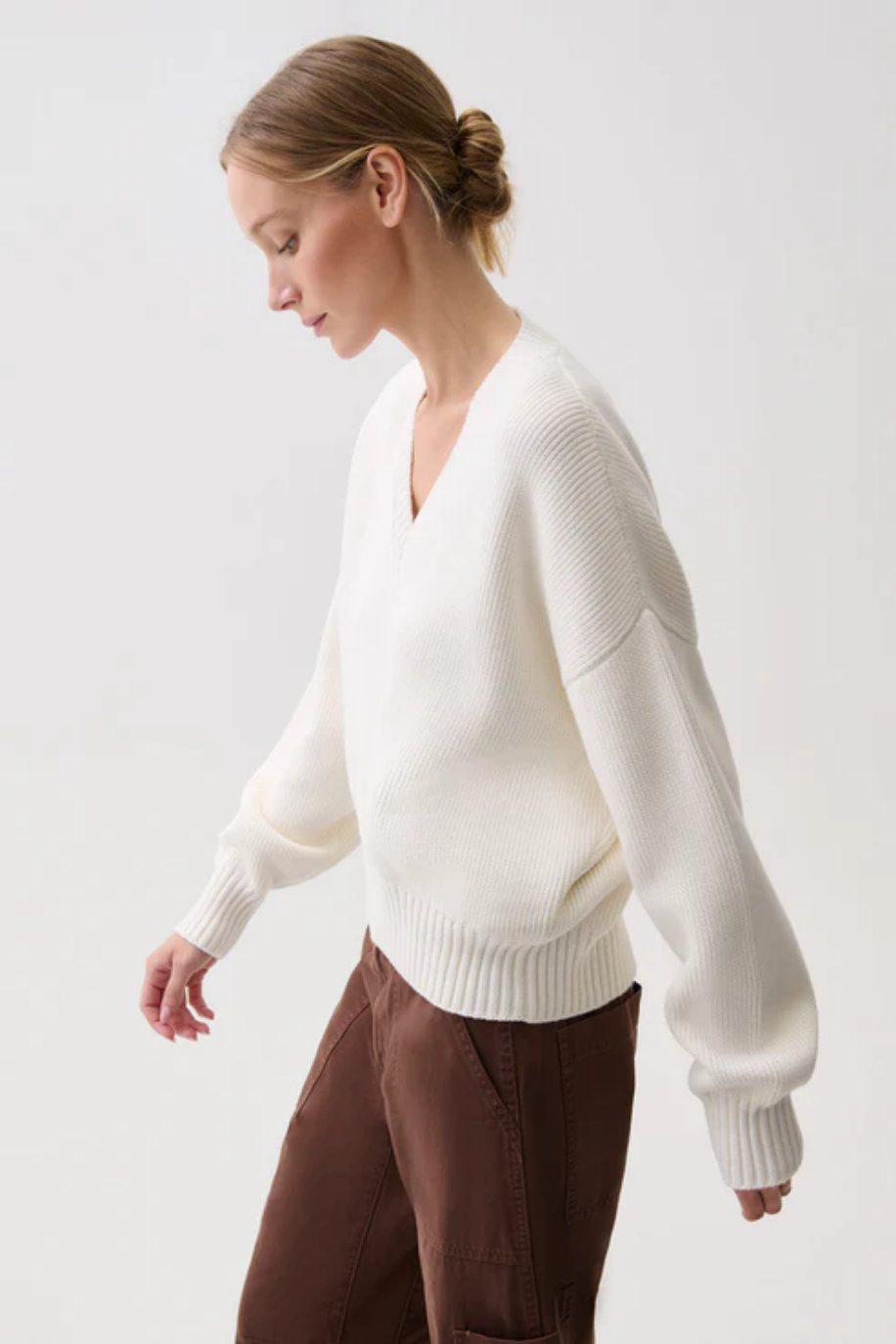 Pistola Nika Heavyweight V-Neck Sweater