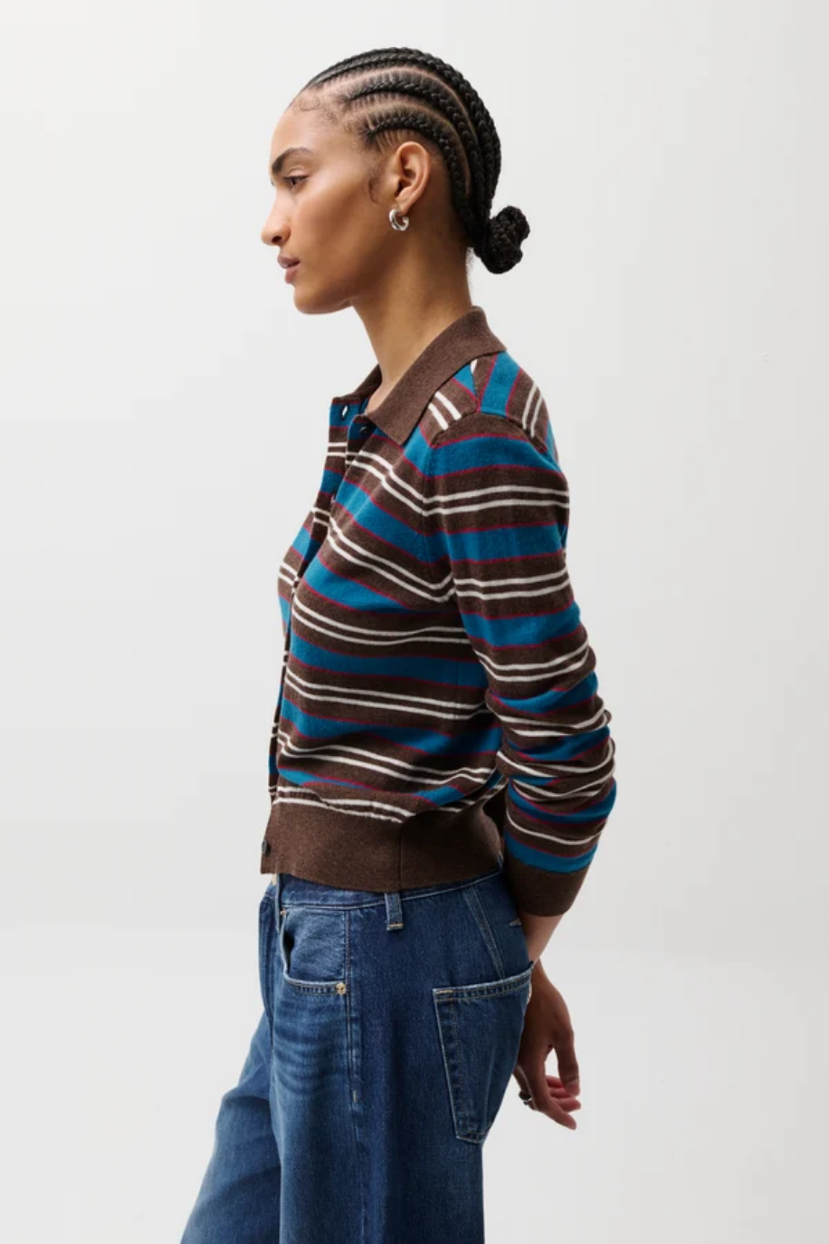 Pistola Lyvia Merino Polo Cardigan