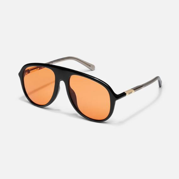 QUAY Chart Topper Bold Aviator Sunglasses