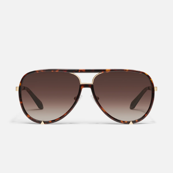 QUAY High Profile Large Aviator Sunglasses
