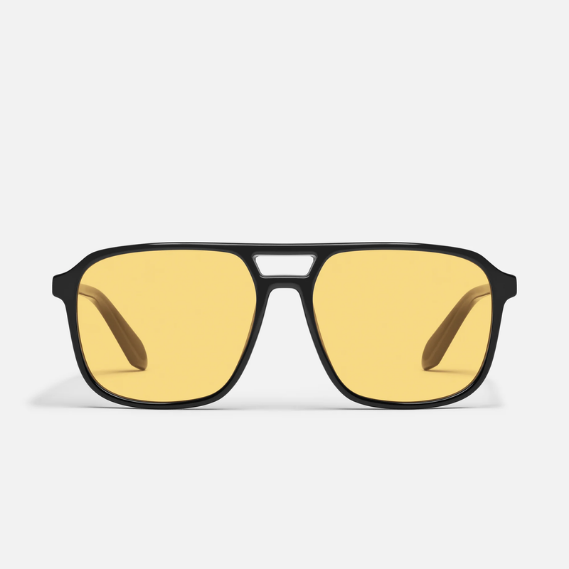 QUAY On The Fly Retro Navigator Sunglasses