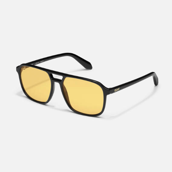 QUAY On The Fly Retro Navigator Sunglasses