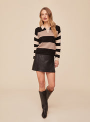 B20220-M02-304 - MIXED STRIPE POLO