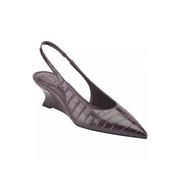 Marc Fisher Taten Leather Wedge Slingback Pump