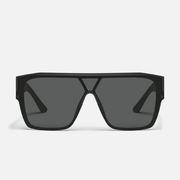 QUAY Tempo Oversized Polarized Shield Sunglasses