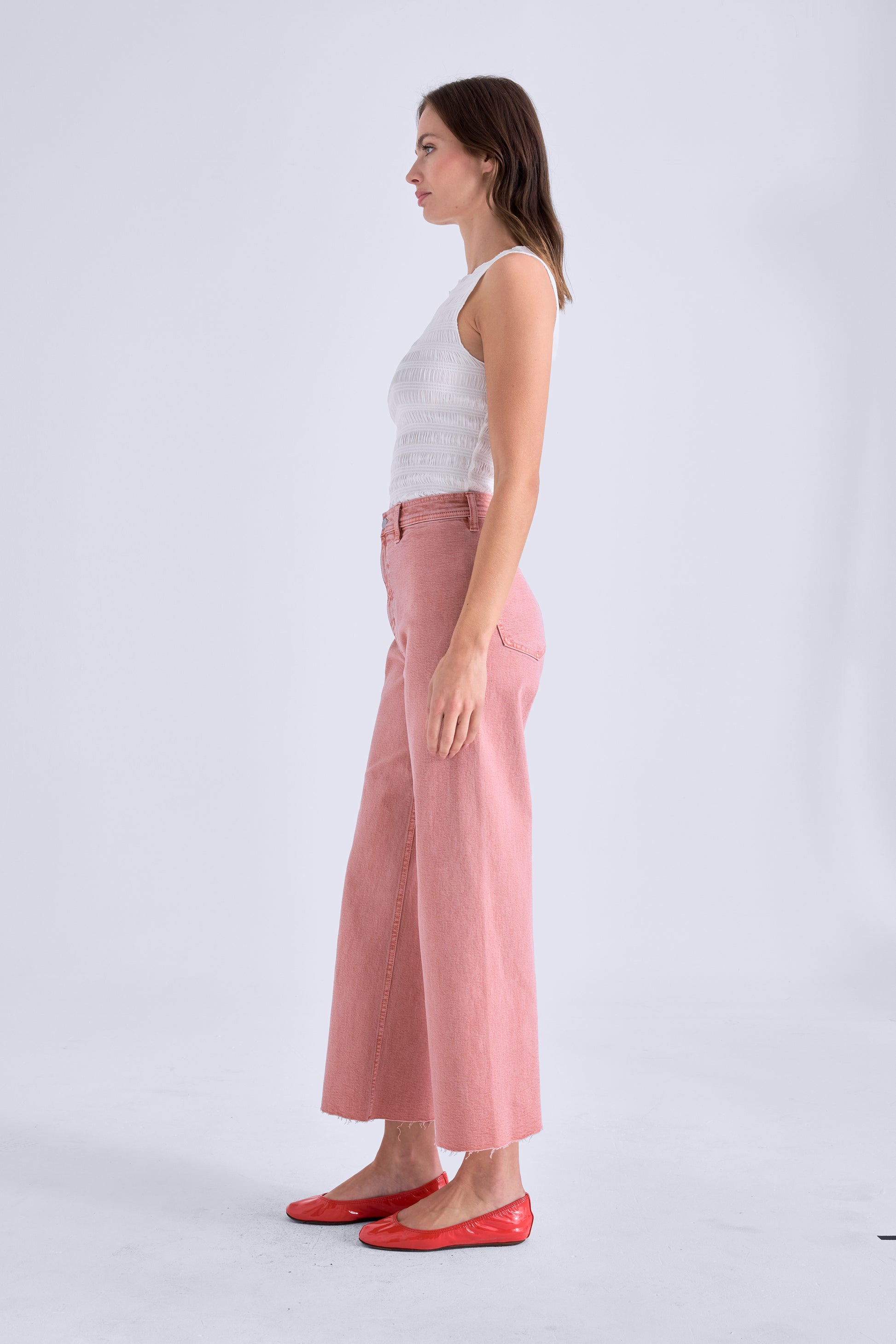 PENNY CROP  HIGH RISE WIDE LEG CROP